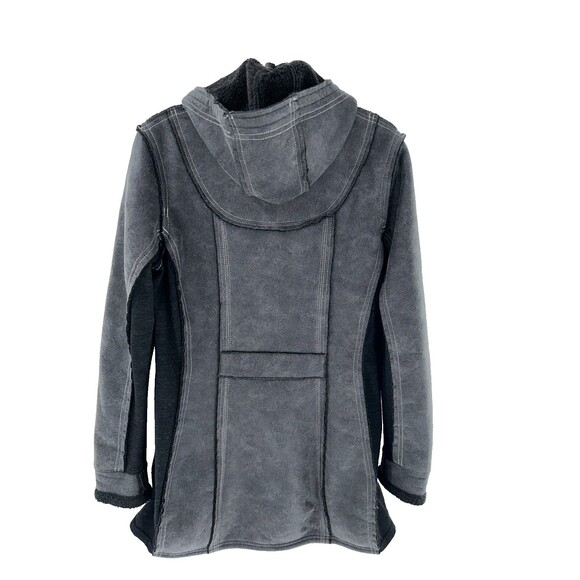 Women's Kuhl Dani Sherpa Trench Coat In Raven Size M - Picture 8 of 9